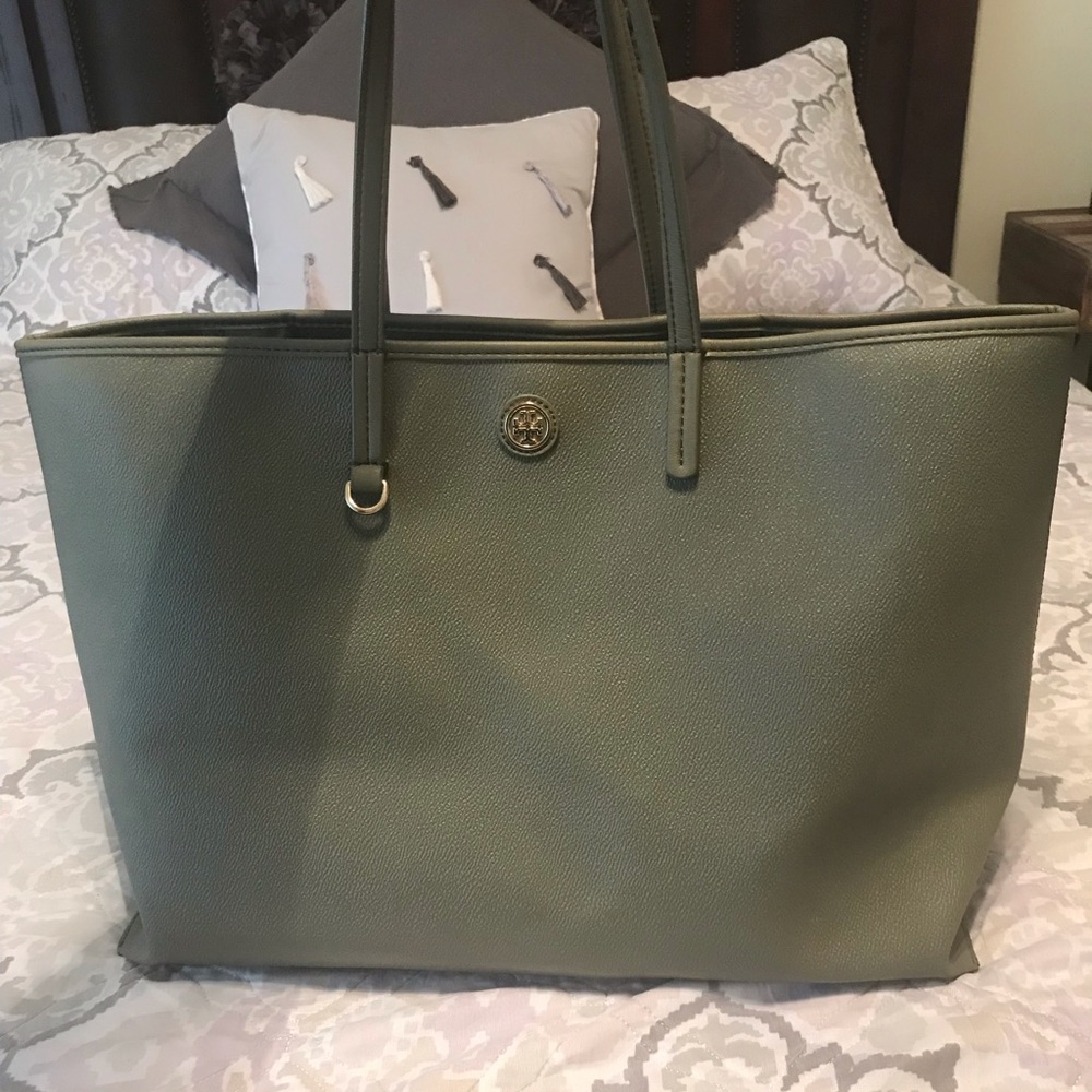 Tory Burch tote (color name is AGAVE)